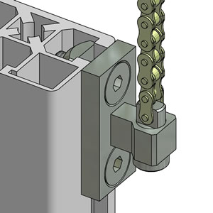 Attach Chain To Any MiniTec Profile